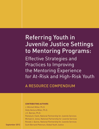 Journal Article cover for Referring Youth in Juvenile Settings to Mentoring Programs